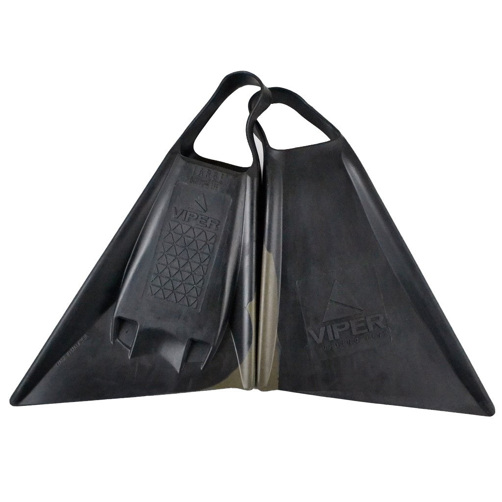 MS VIPER Delta - Bodyboard Fins - Black / Charcoal