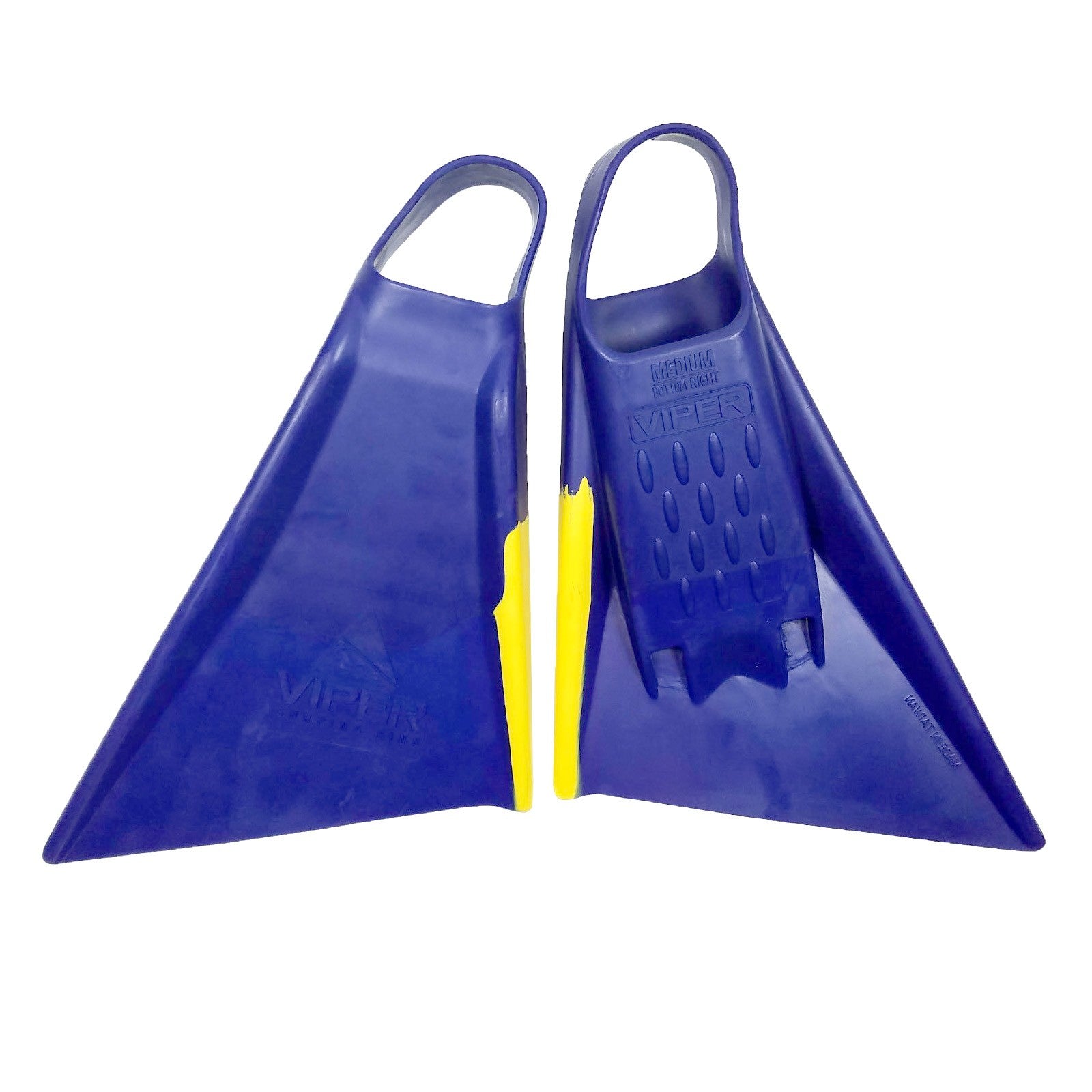 MS VIPER Delta 2.0 - Bodyboard fins - Blue / Yellow